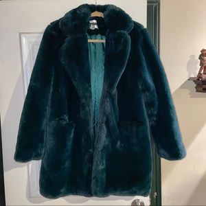 APPARIS Sophie Faux Fur Medium Length Coat